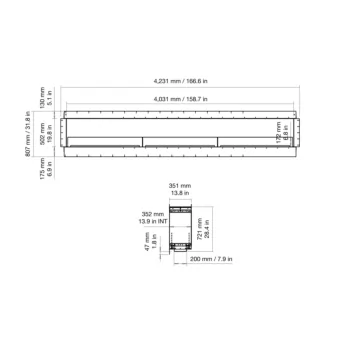Flex 158DB Double Sided Fireplace