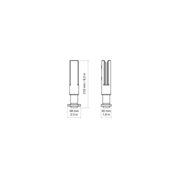Twin Feet Fixings Accessory
